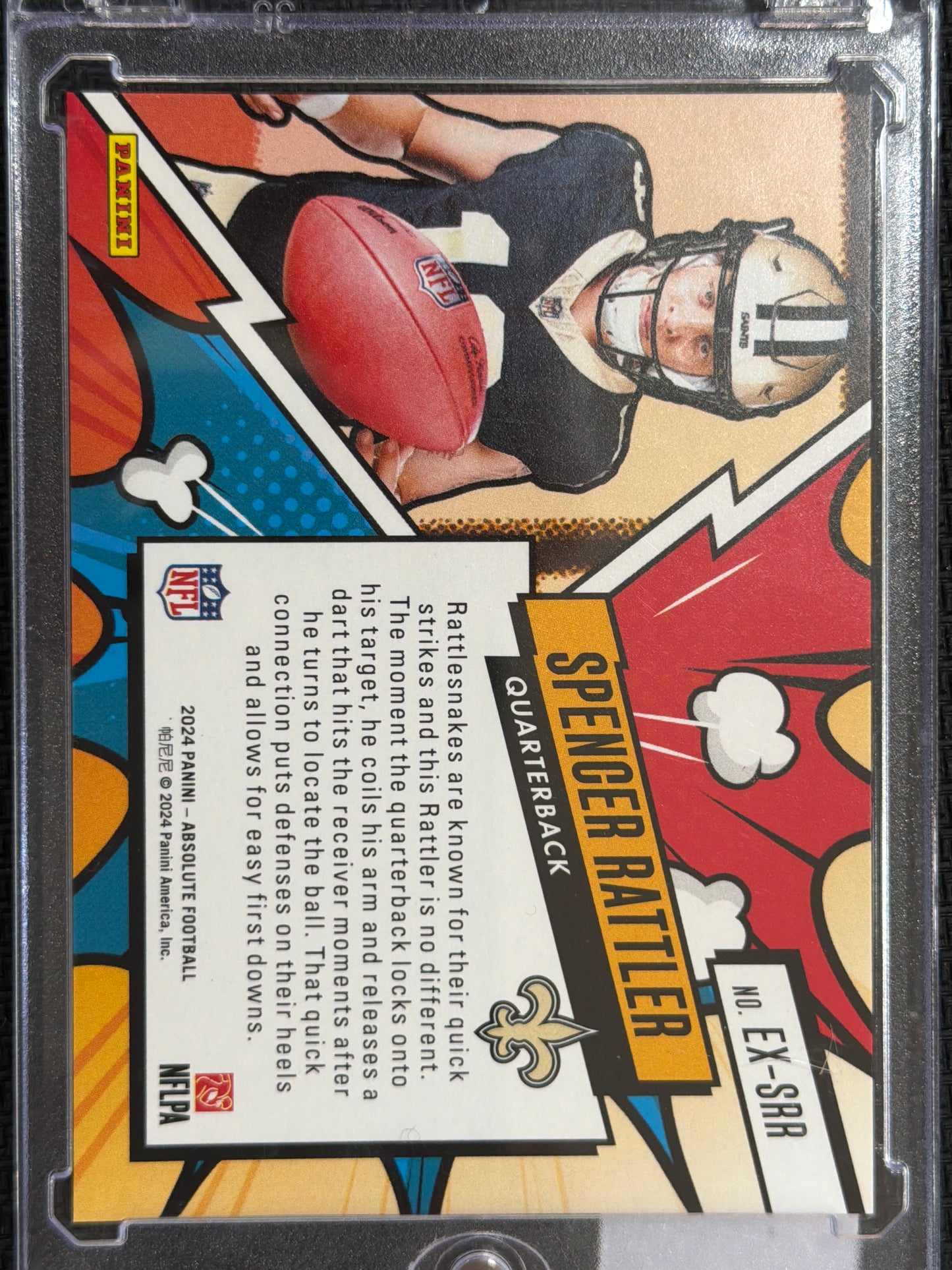 2024 Panini Absolute Explosive Spencer Rattler #EX-SRR RC