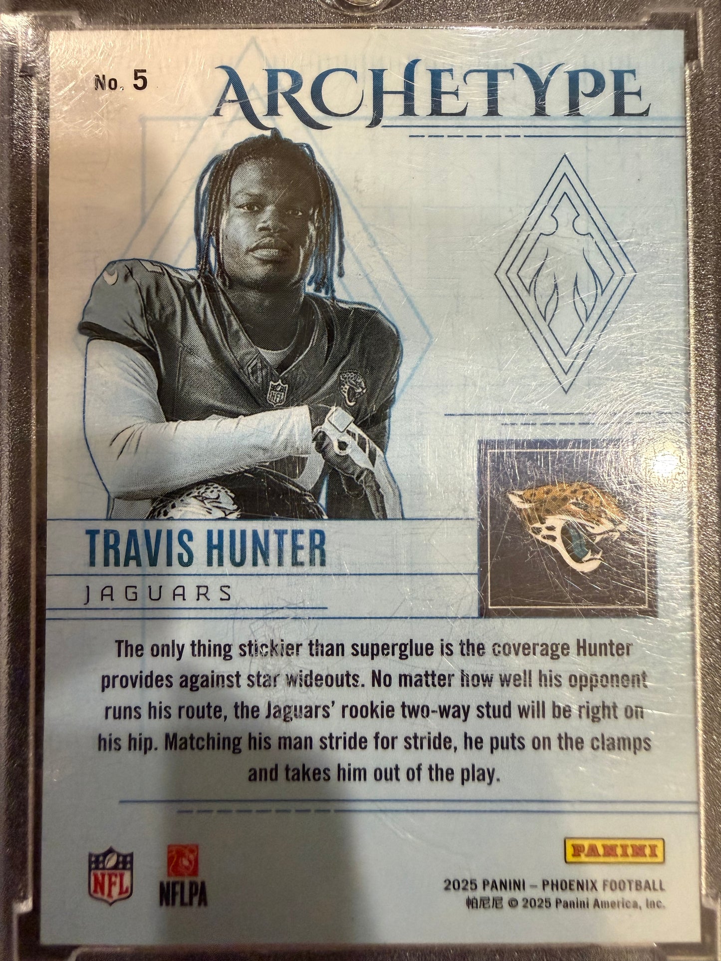 2025 Panini Phoenix Archetype Travis Hunter #5 RC
