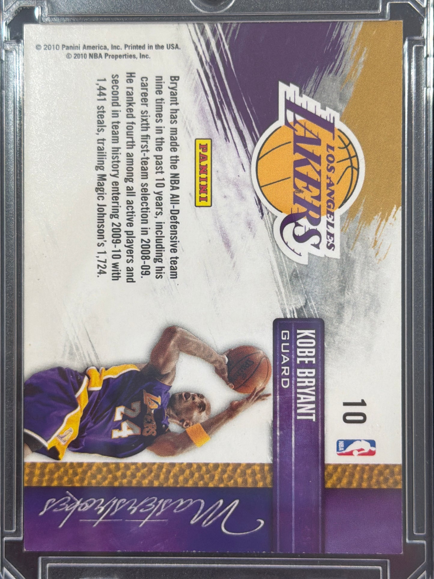 2010 Panini Studio Masterstrokes Kobe Bryant #10