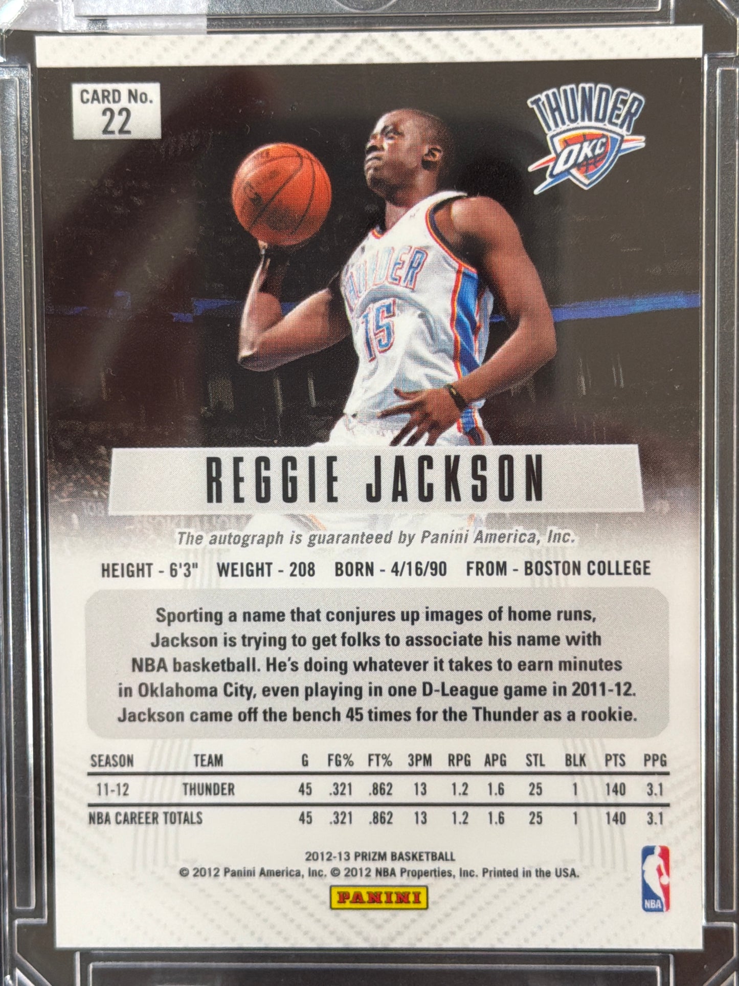 2012 Panini Prizm Reggie Jackson #22