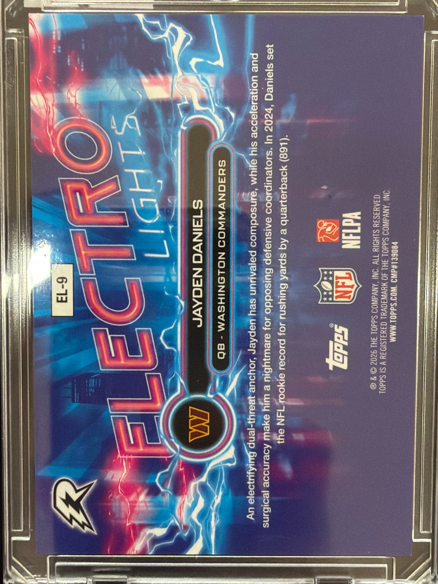 2026 Topps Electro Lights Jayden Daniels #EL-9