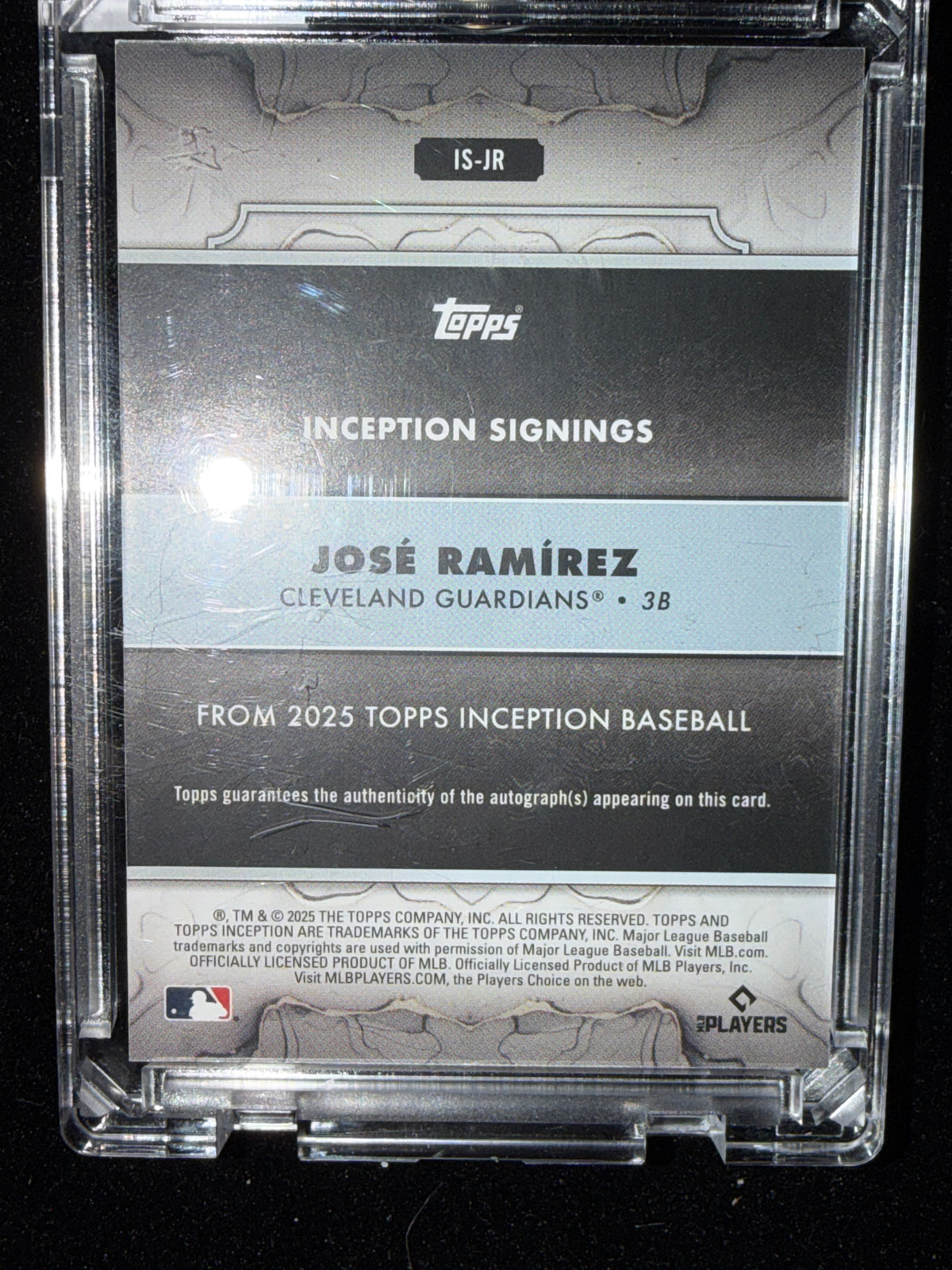 2025 Topps Inception Baseball José Ramírez #IS-JR