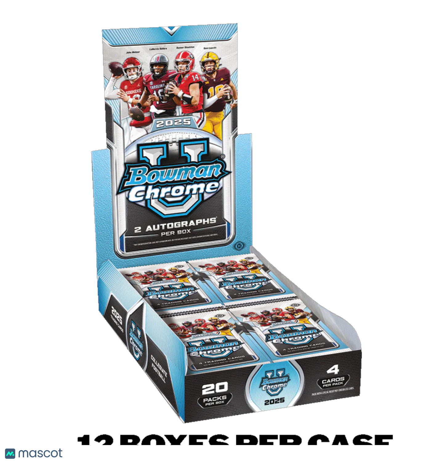 2025 Topps NFL Bowman University Chrome Hobby Product