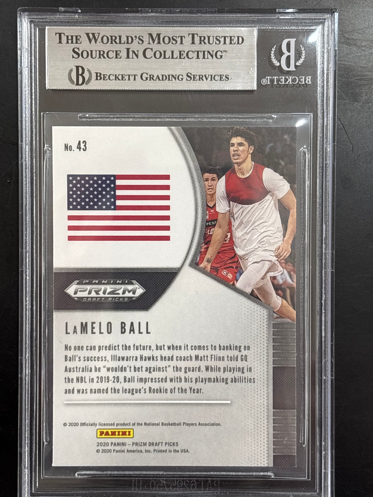 2020 Panini Prizm LaMelo Ball #43 BGS 9