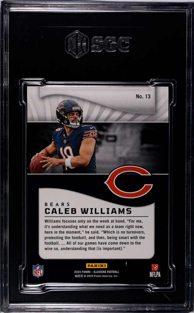 2024 Panini Illusions Caleb Williams #13 SGC 9