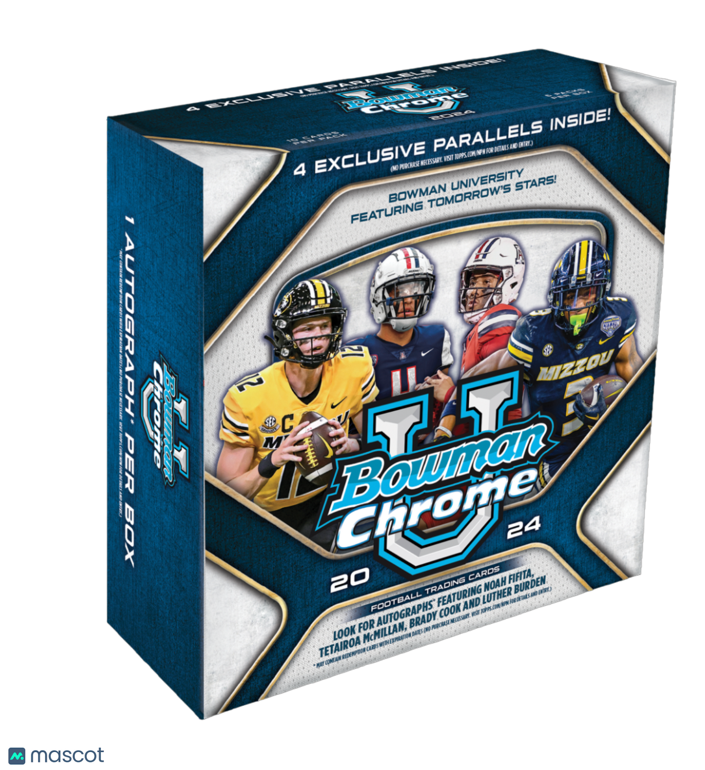 2024 Topps NFL Bowman Chrome University Mega