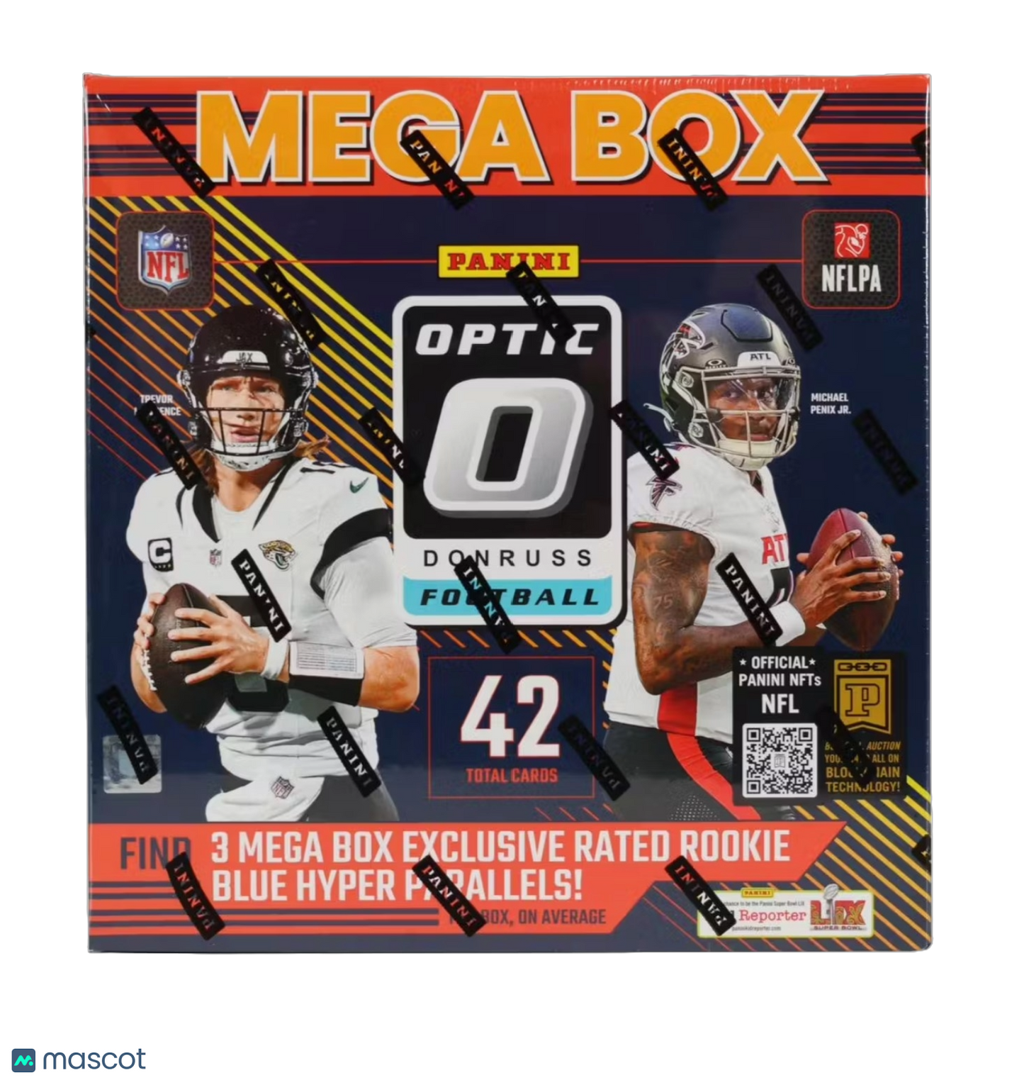 2024 Panini NFL Optic (Blue) Mega - Blue Hyper