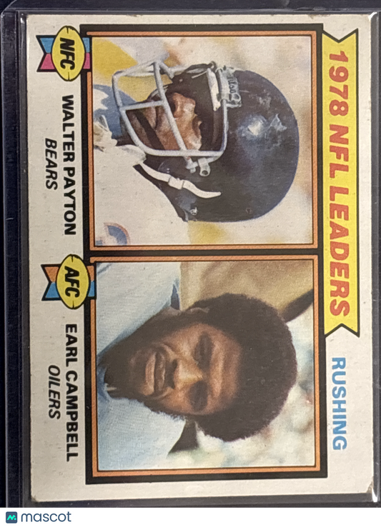 1979 Topps Earl Campbell Walter Payton #3
