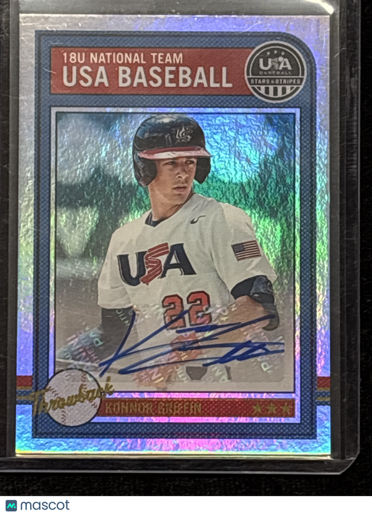 2025 Panini USA Baseball Stars & Stripes Konnor Griffin #AS-KG Short Print Mint