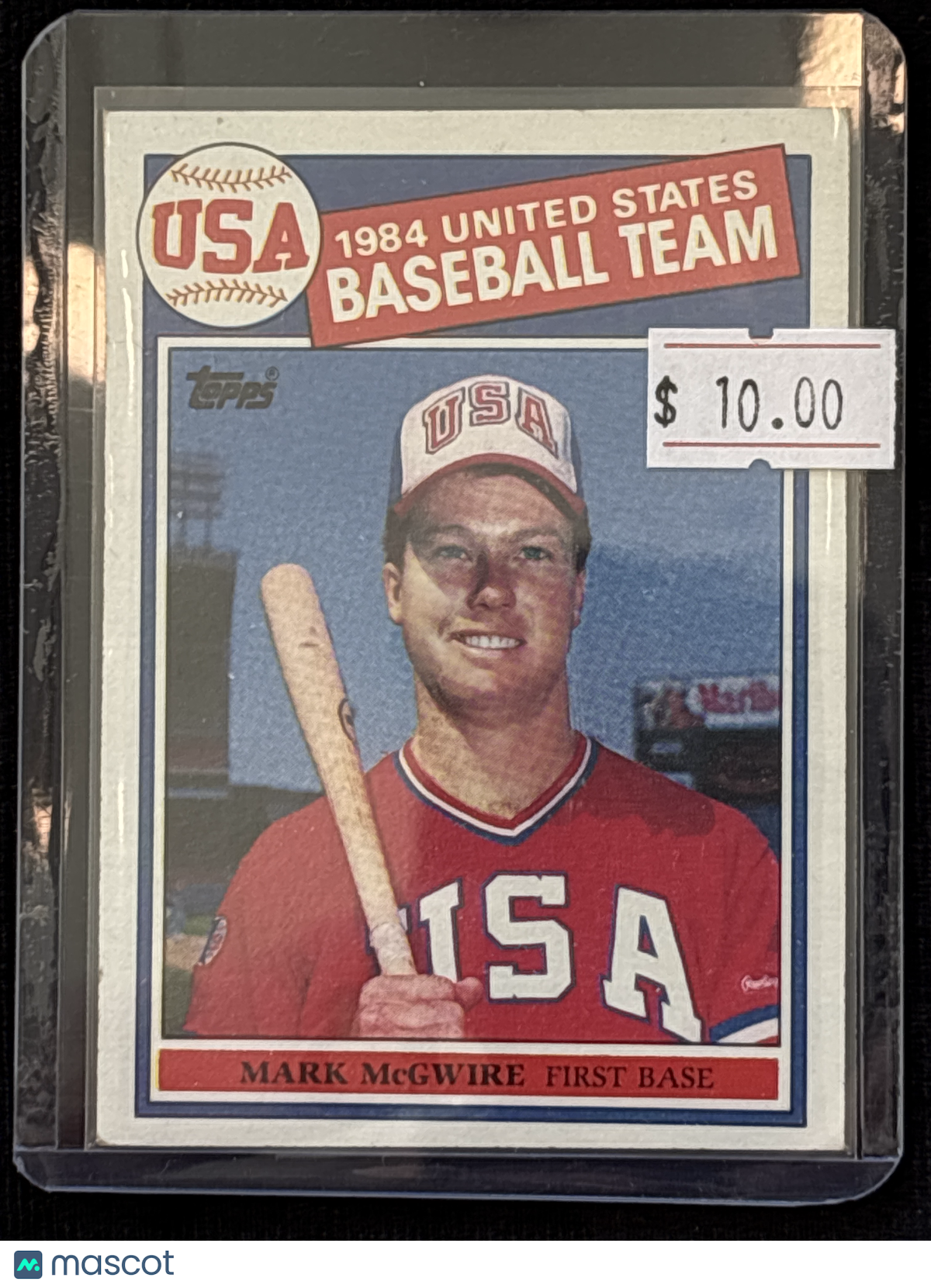 1985 Topps Mark McGwire #401 Rookie