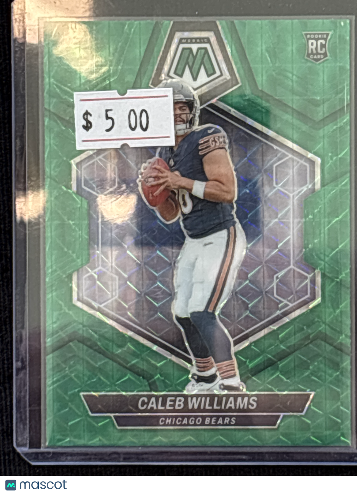 2024 Panini Mosaic Football Caleb Williams #301 Green Rookie RC