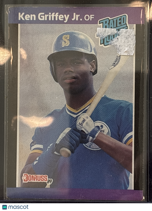 1988 Donruss Rated Rookie Ken Griffey Jr. #33 HOF Rookie 1/2