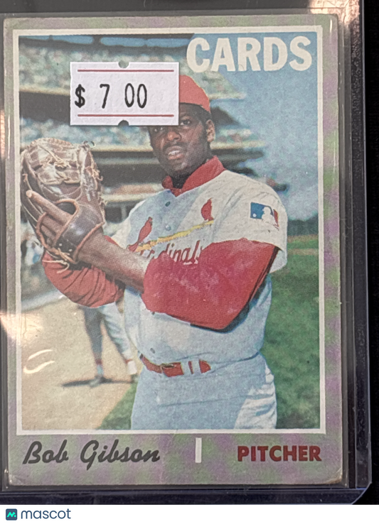 1962 Topps Bob Gibson #530 HOF