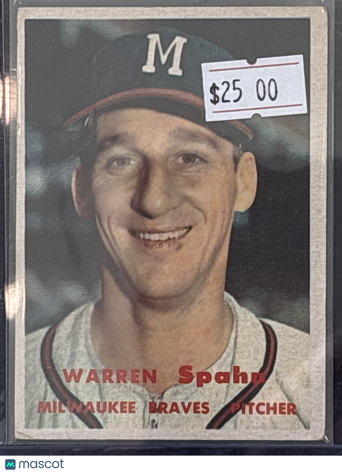 1951 Topps Warren Spahn #90 HOF