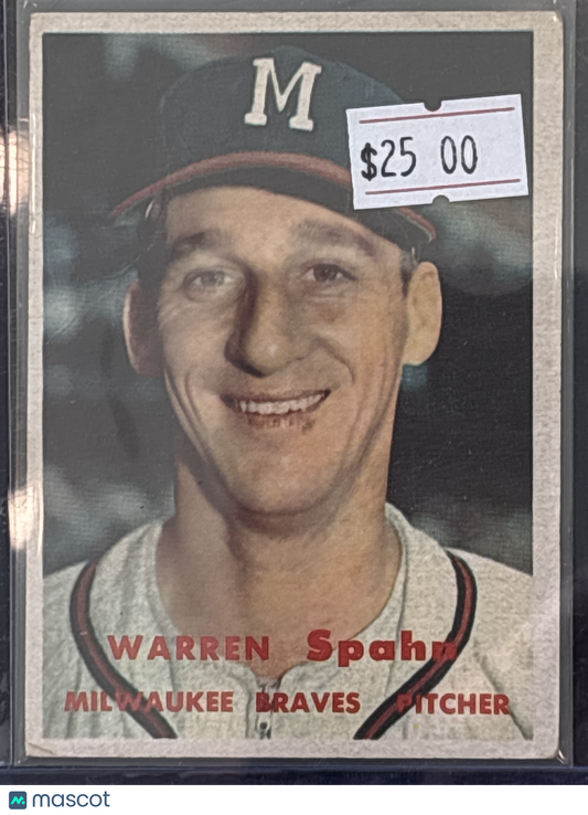 1951 Topps Warren Spahn #90 HOF