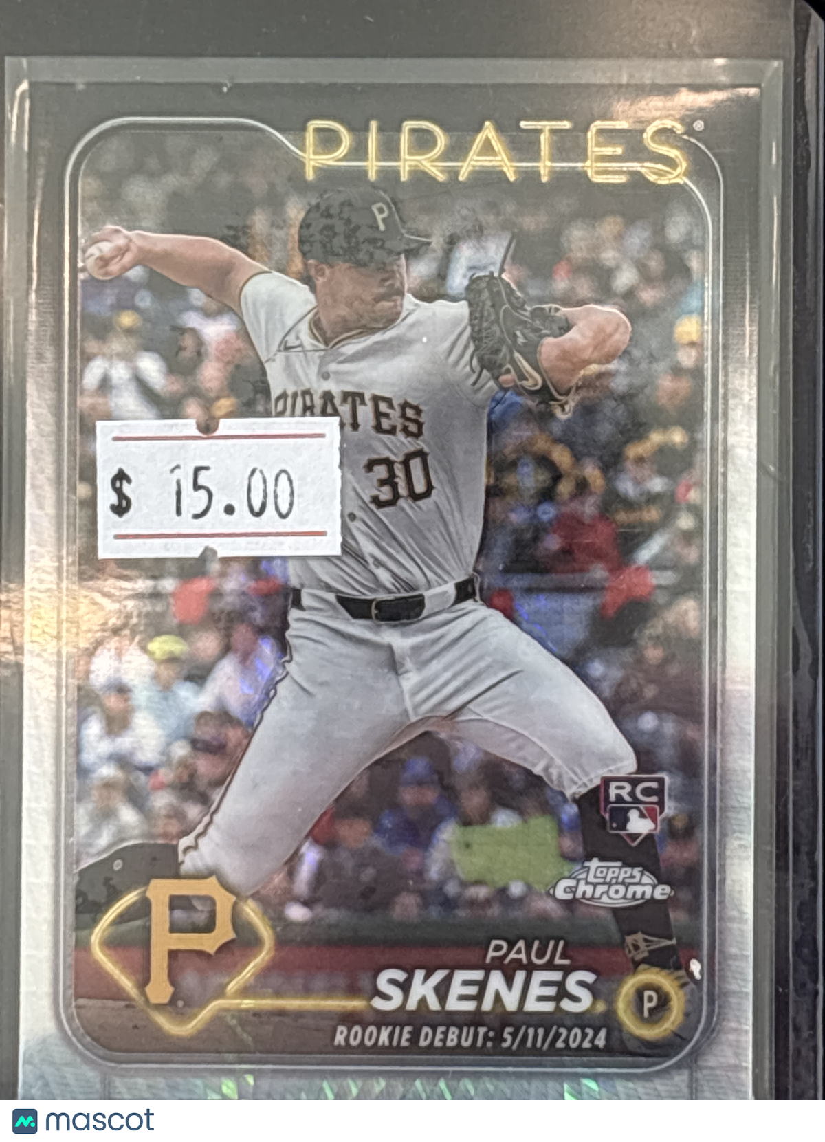 2024 Topps Chrome Update Paul Skenes #USC27 Mint Rookie RC