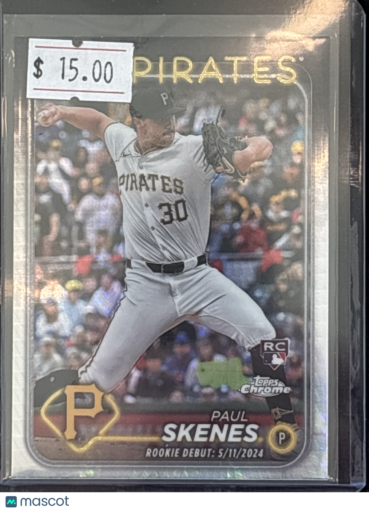 2024 Topps Chrome Update Series Paul Skenes #USC27 Mint Rookie RC