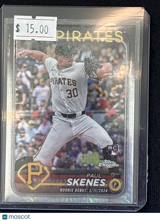 2024 Topps Chrome Update Series Paul Skenes #USC-27 RC