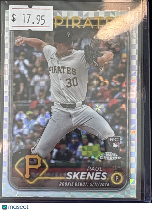 2024 Topps Chrome Paul Skenes #USC-27 Parallel/Variety Rookie RC