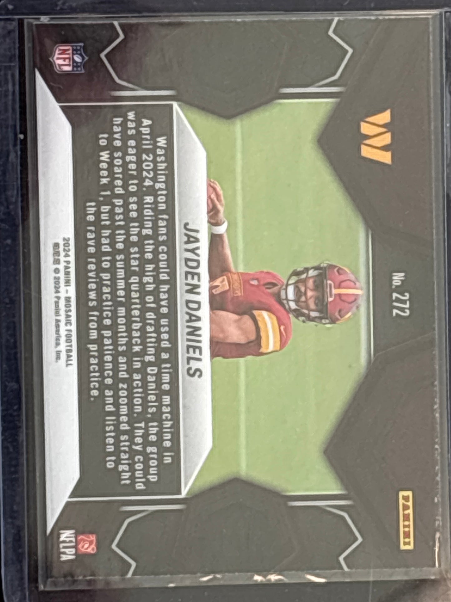 2024 Panini Mosaic Jayden Daniels #272 Nicely Centered Mint RC