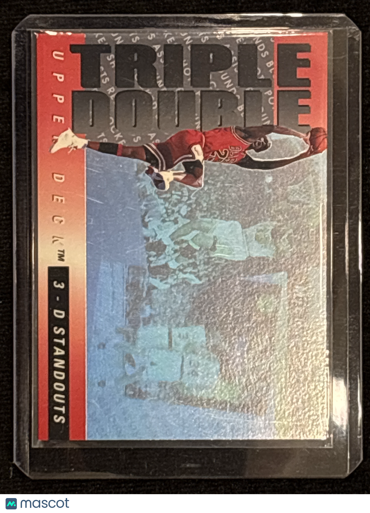 1993 Upper Deck Triple Double 3-D Standouts Michael Jordan #TD2 HOF Mint