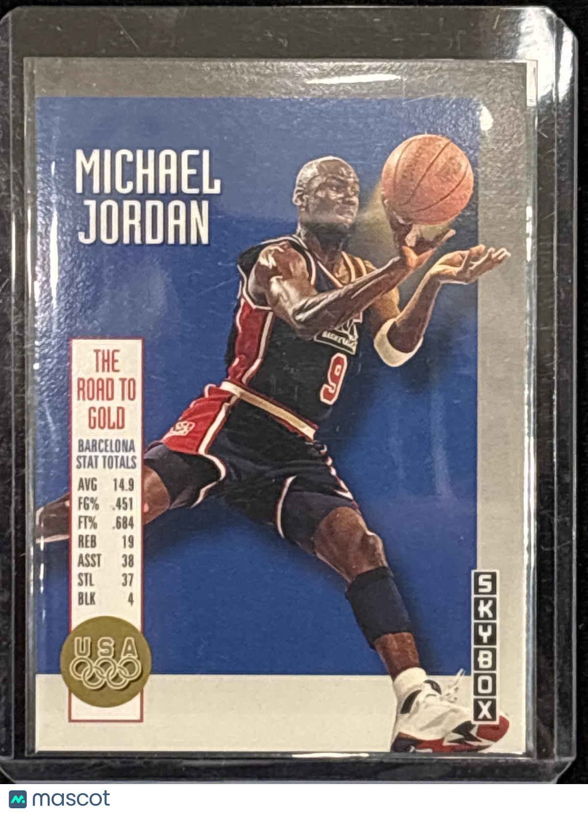 1992 SkyBox USA Basketball The Road to Gold Michael Jordan #USA11 HOF Mint