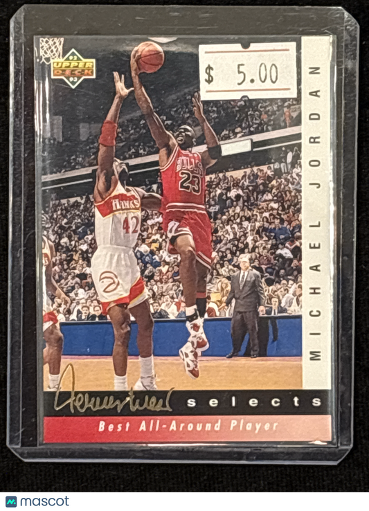 1992-93 Upper Deck Jerry West Selects Michael Jordan #JW8