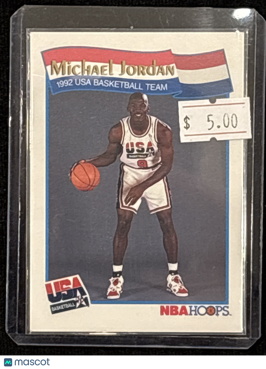 1991 NBA Hoops USA Basketball Michael Jordan #55 HOF Mint