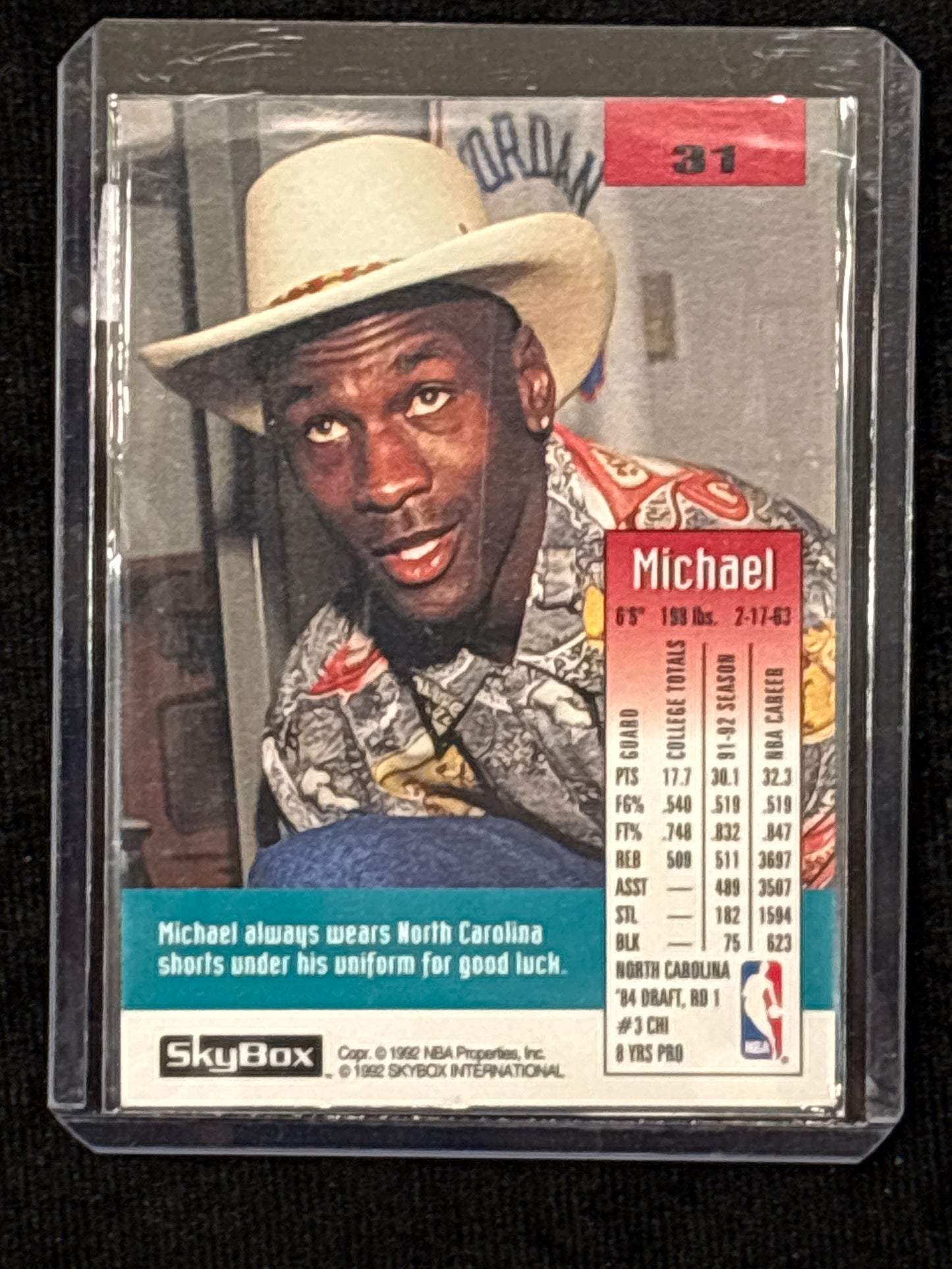 1999 1992-93 SkyBox Michael Jordan #31 HOF Mint