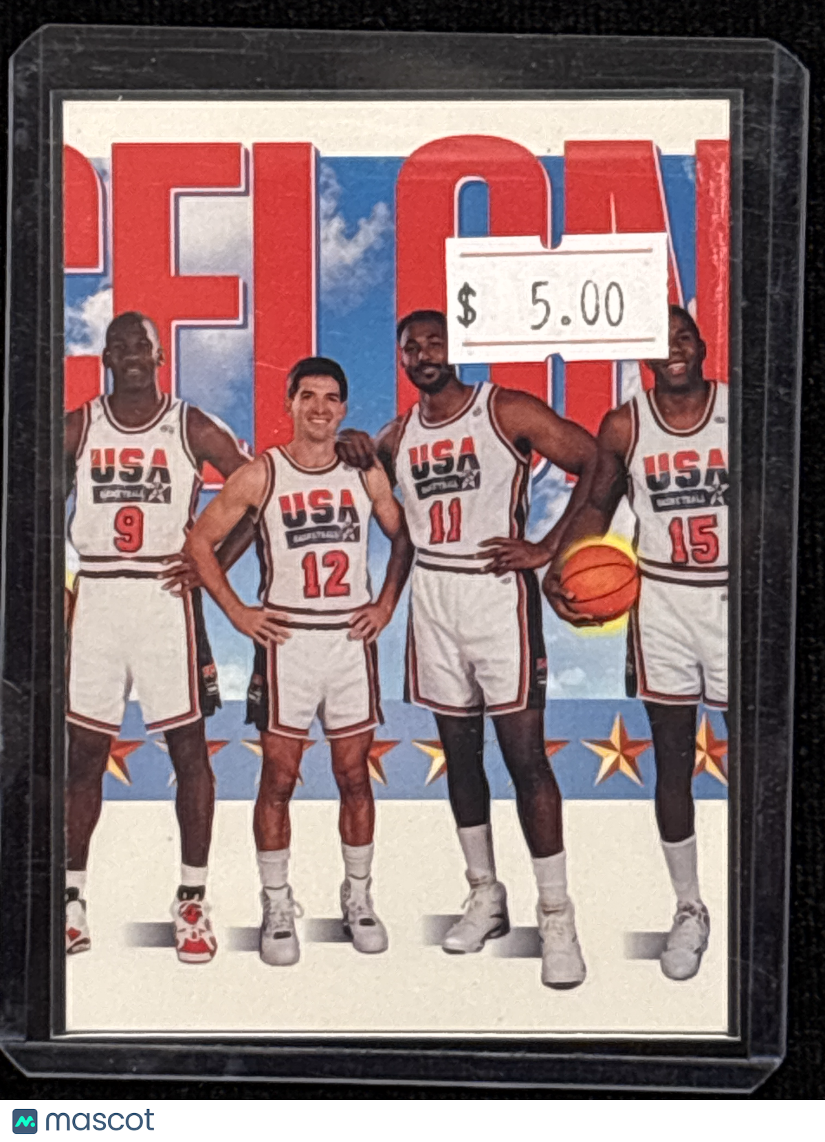 1992 SkyBox USA Basketball Earvin Johnson John Stockton  Michael Jordan