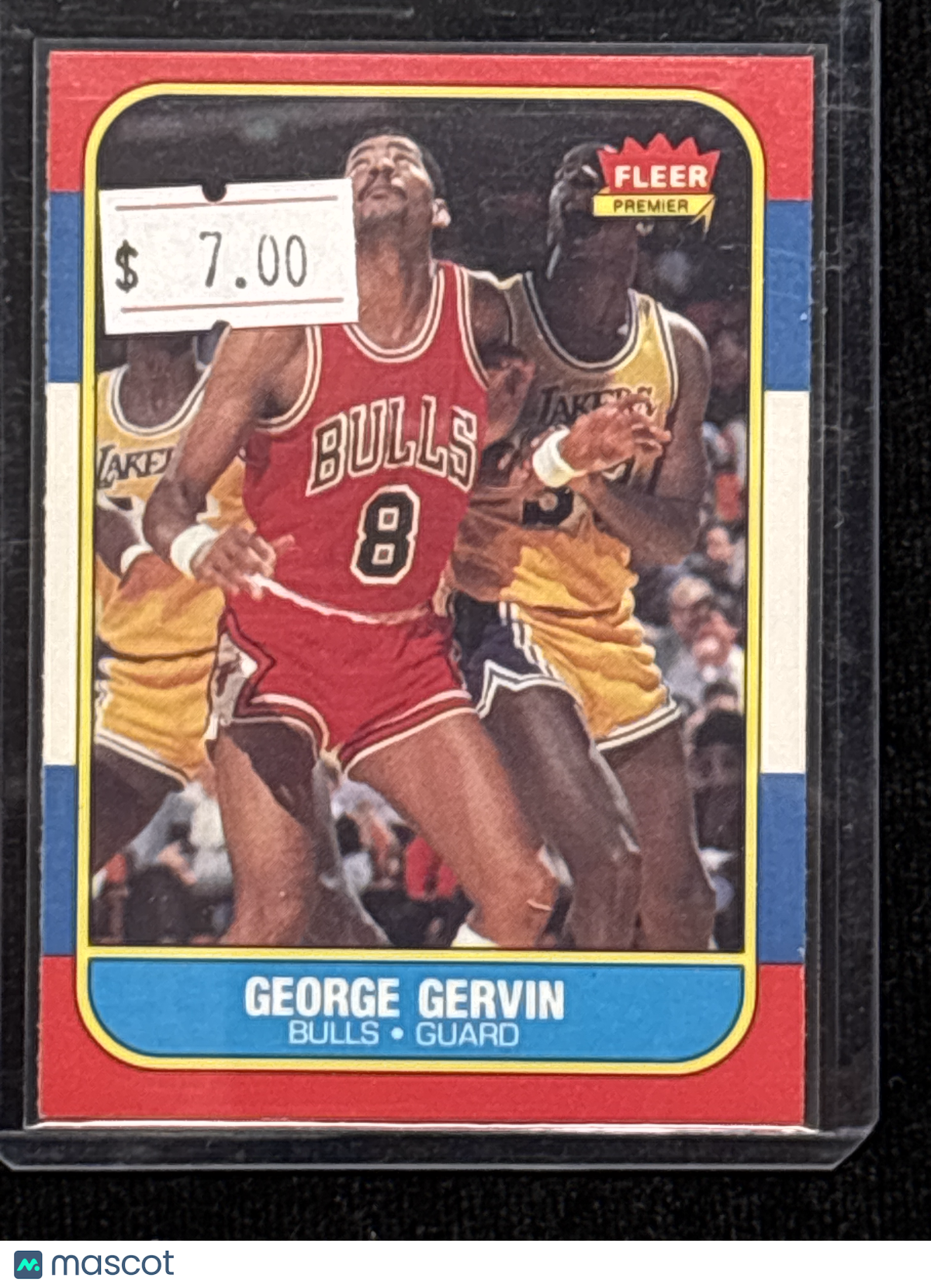 1986 Fleer George Gervin #36 HOF Mint