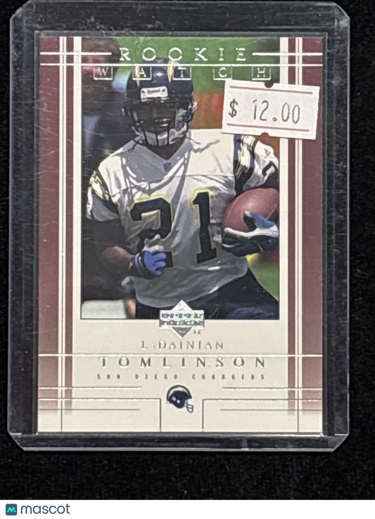 2001 Upper Deck Rookie Watch LaDainian Tomlinson #230 HOF Mint /