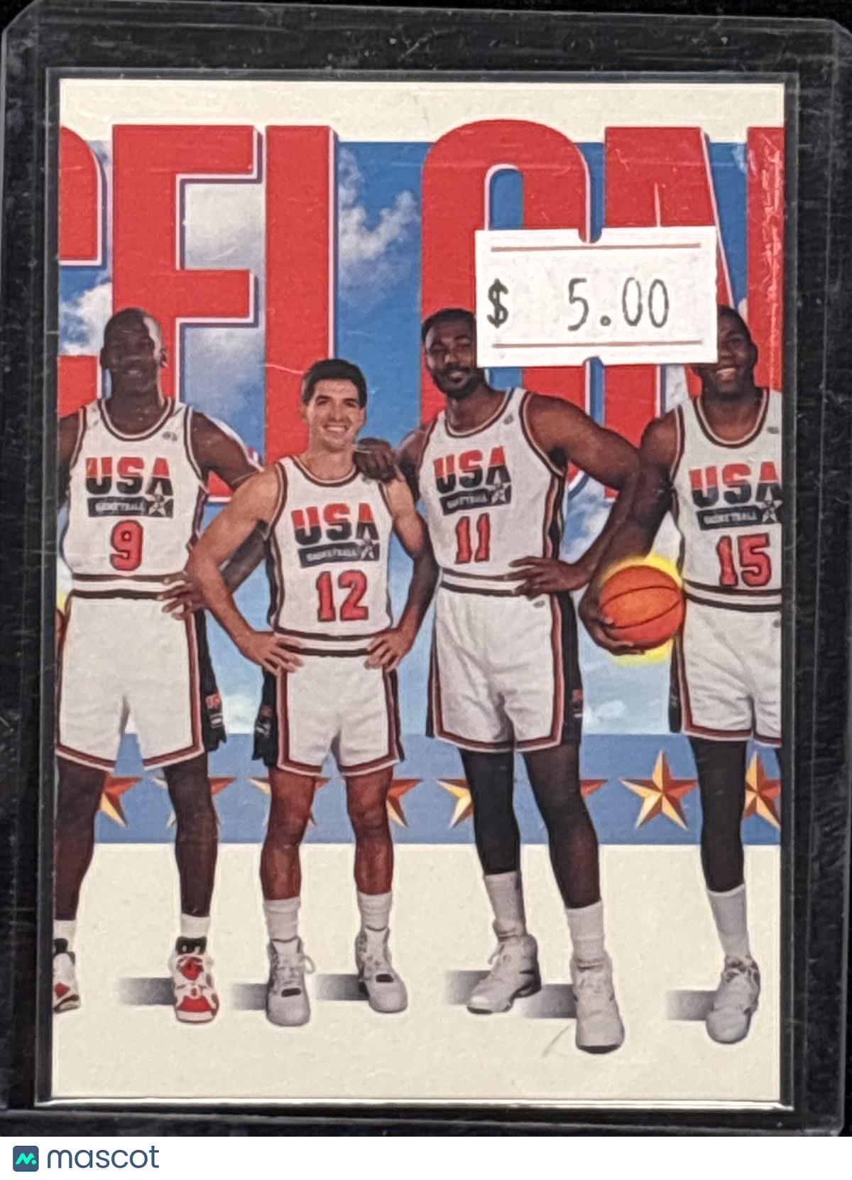 1992 SkyBox Earvin Johnson John Stockton Karl Malone Michael Jordan Patrick Ewing David Robinson Chris Mullin Larry Bird Charles Barkley Scottie Pippen #545