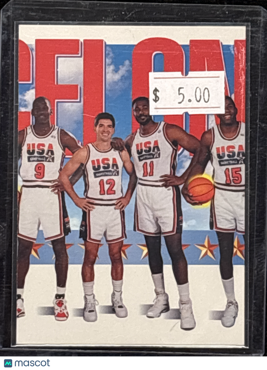 1992 SkyBox Earvin Johnson John Stockton Karl Malone Michael Jordan Patrick Ewing David Robinson Chris Mullin Larry Bird Charles Barkley Scottie Pippen #545