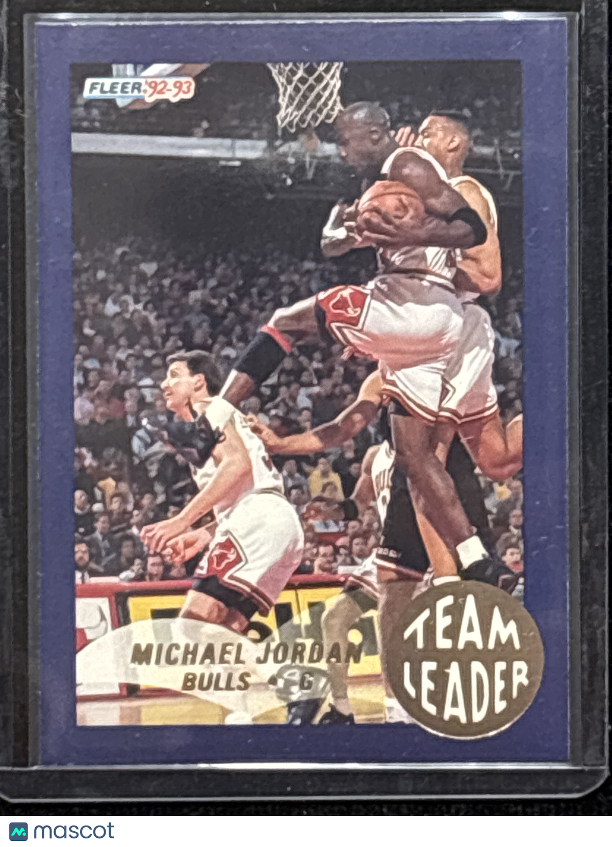 1992-93 Fleer Team Leader Michael Jordan #4