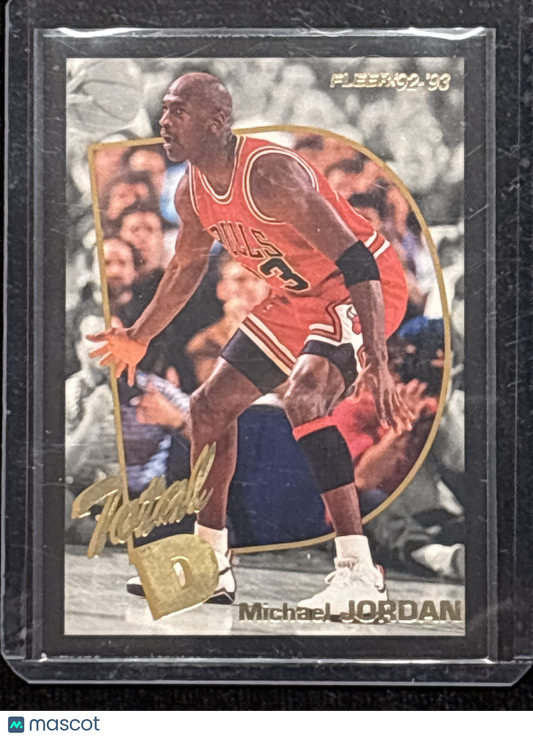 1993 1992-93 Fleer Total D Michael Jordan #5 HOF