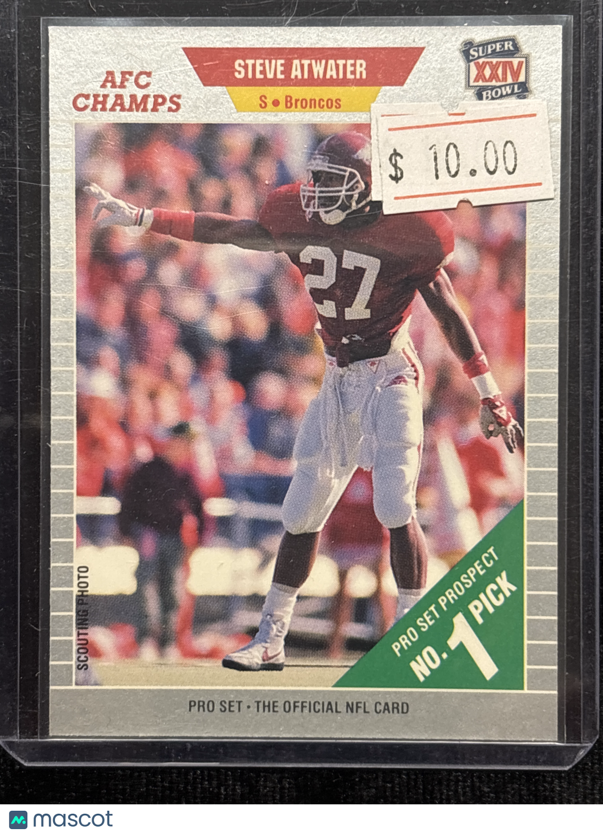 1989 Pro Set Steve Atwater #492