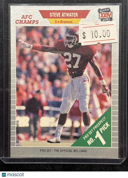 1989 Pro Set Steve Atwater #492