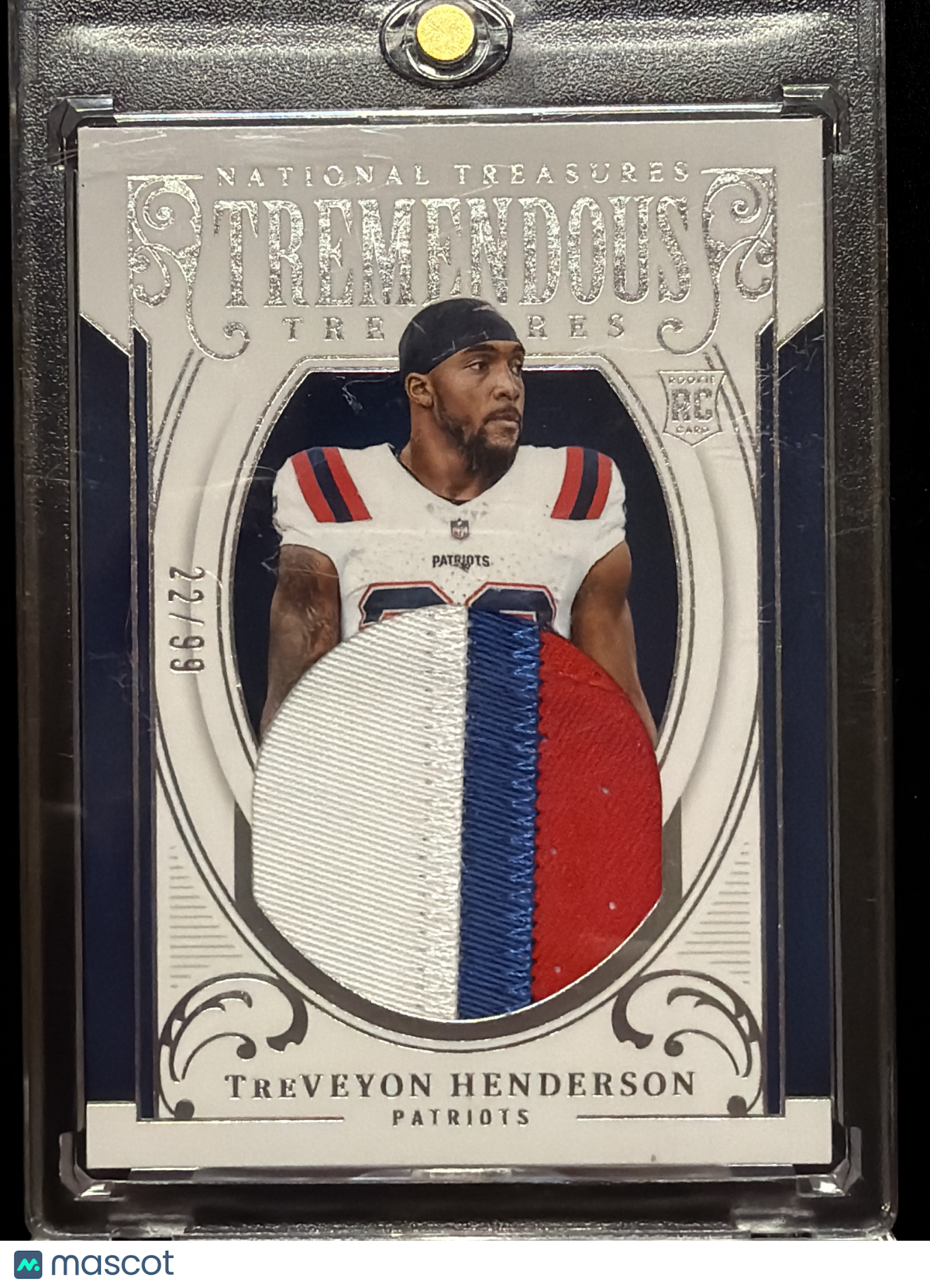 2026 Panini National Treasure TreVeyon Henderson #TT-TH /99 Patch RC Memorabilia