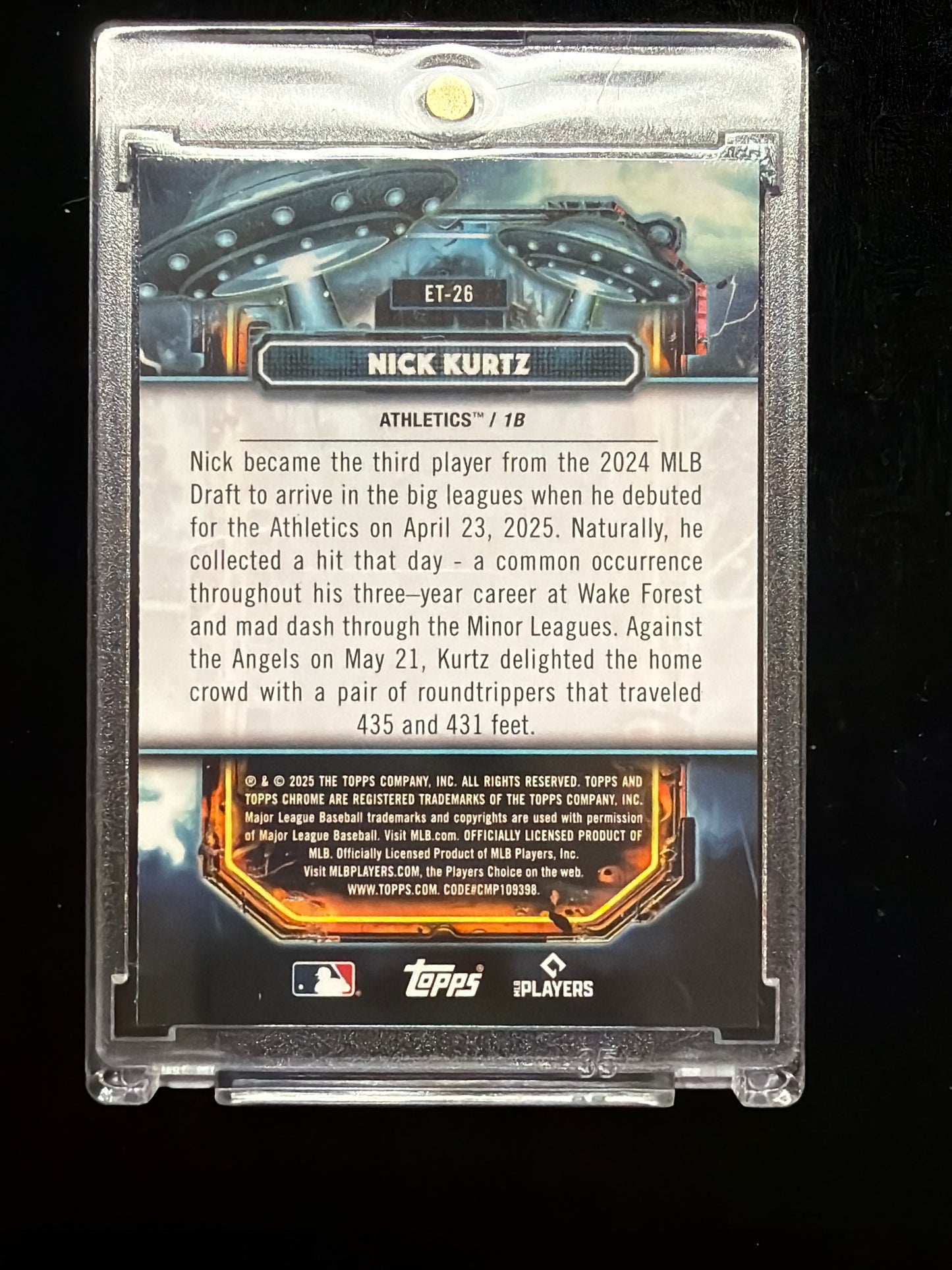 2025 Topps Chrome Nick Kurtz #ET-26 RC /