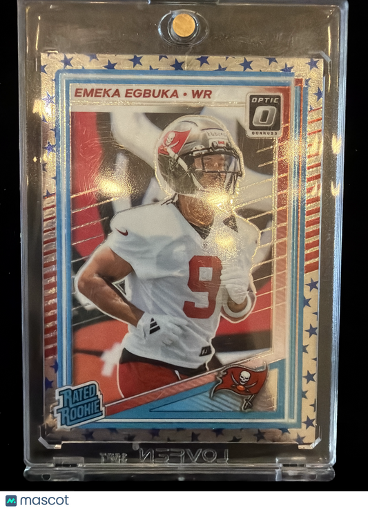 2025 Panini Donruss Optic Prizm Emeka Egbuka #265 Stars