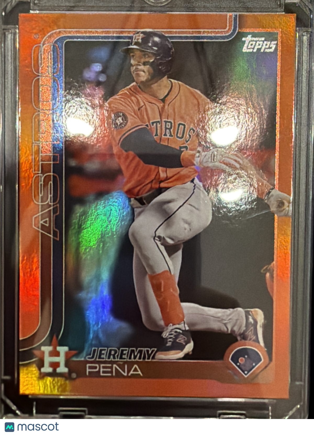 2025 Topps Series One Jeremy Peña #307 Orange Foil