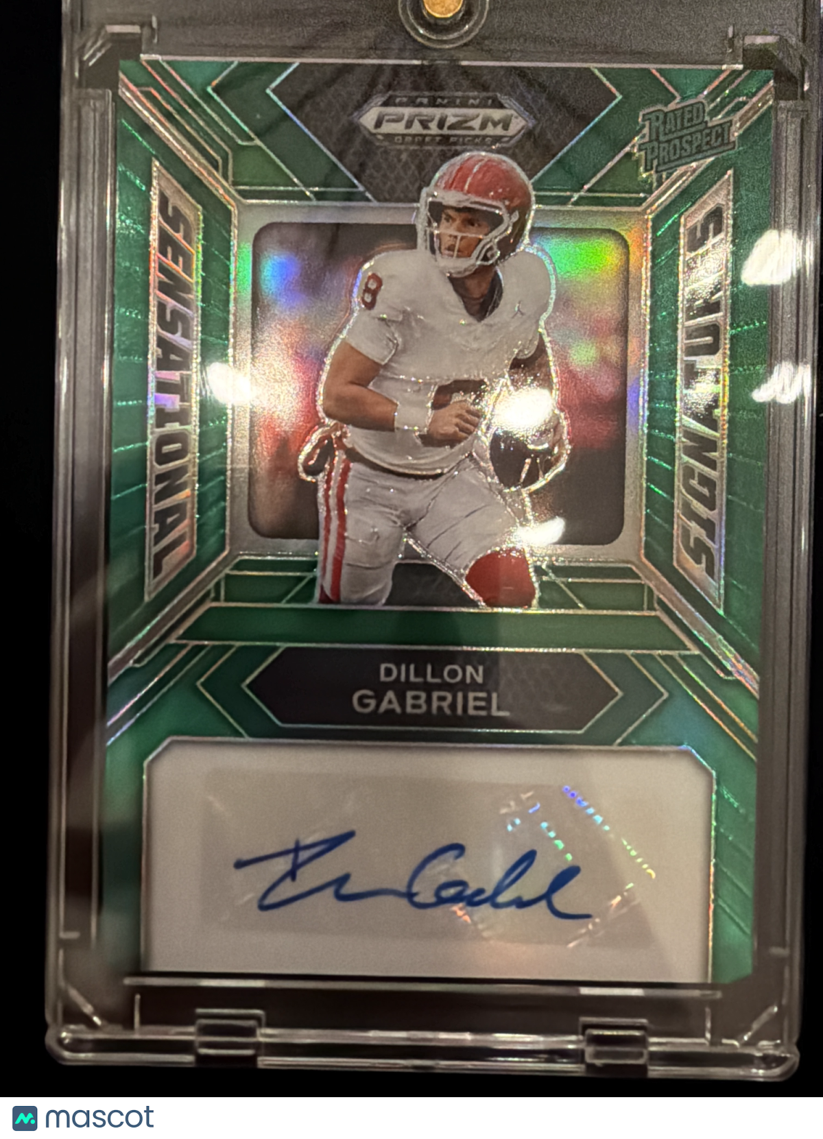 2024 Panini Signatur Gabriel #SS-DGL Green Rated Prospect Sensational Signatures