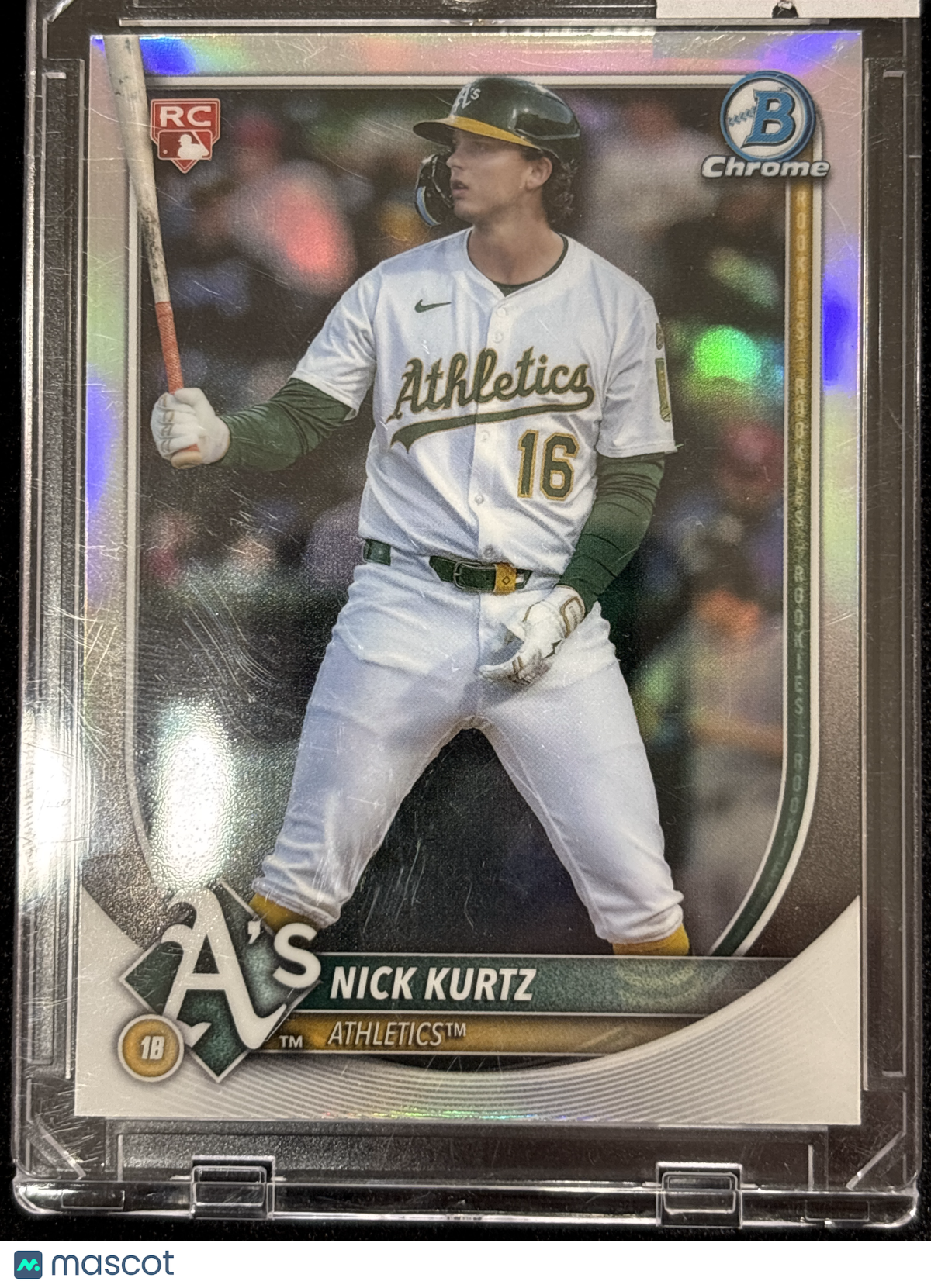 2025 Bowman Chrome Nick Kurtz #93 Refractor RC