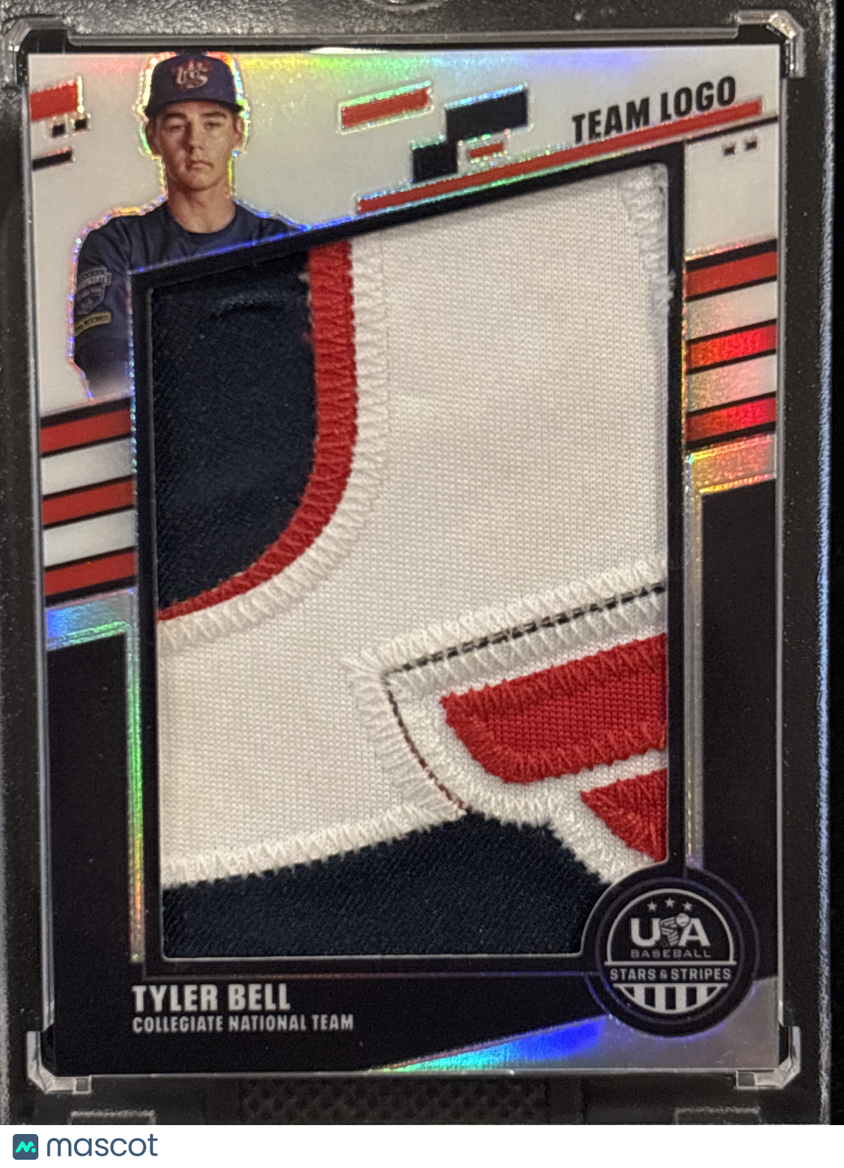 2026 Panini USA Stars Stripes Prizm Tyler Bell #M-TB Team Logo Patch Memorabilia