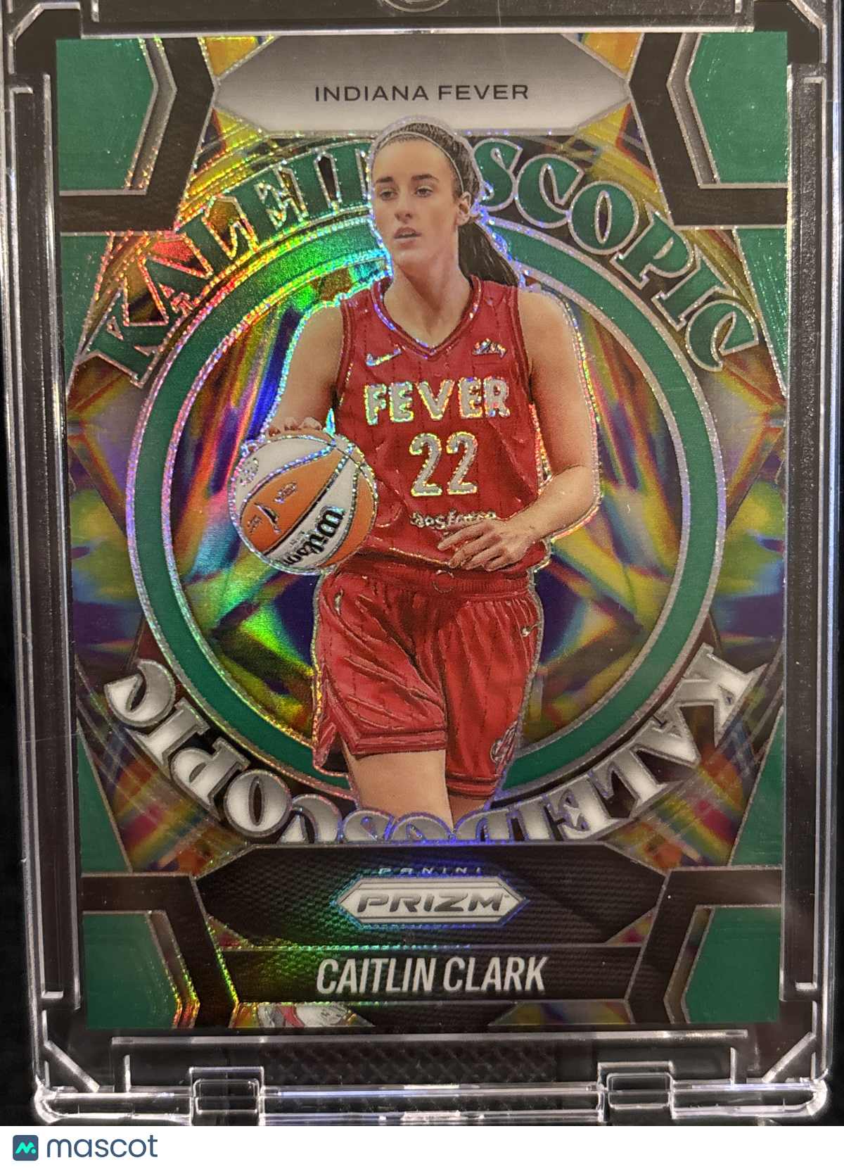 2025 Panini Prizm Kaleidoscopic Caitlin Clark #4 Green