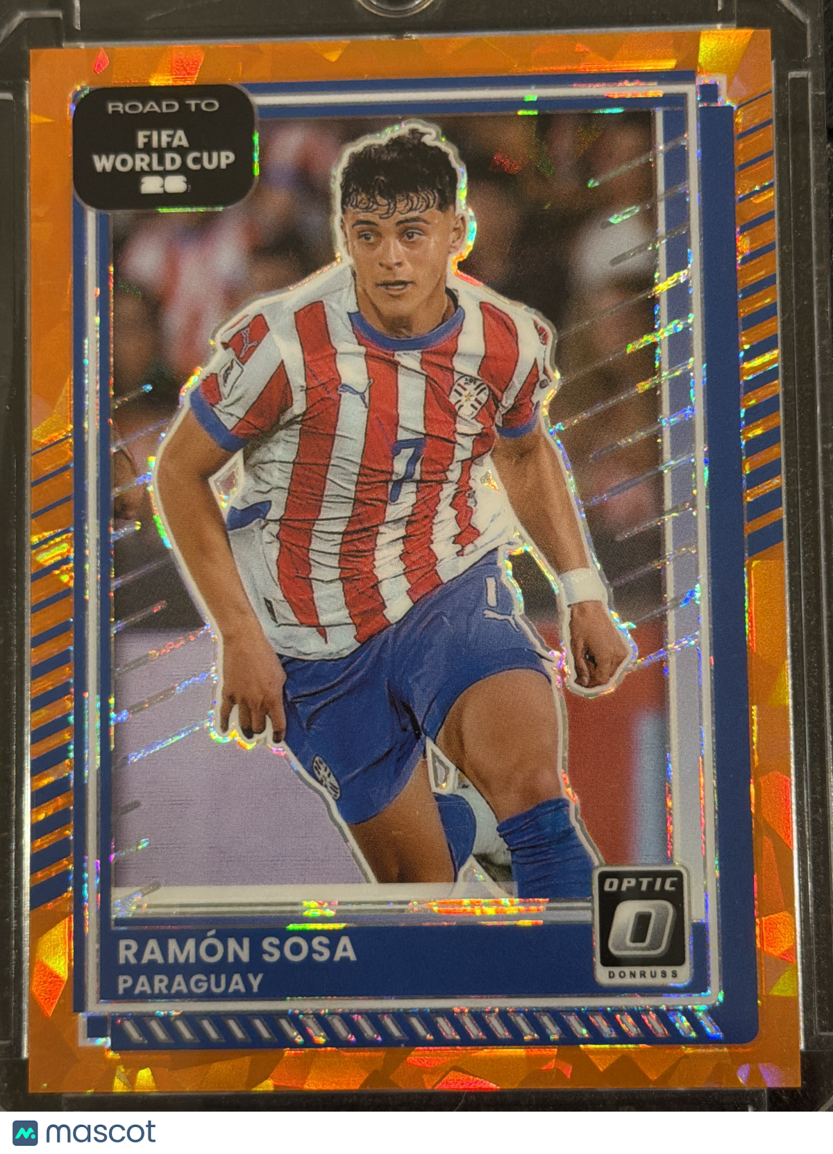 2025 Panini Donruss Optic FIFA Cup 26 Ramón Sosa #151 Orange Velocity Prizm /99