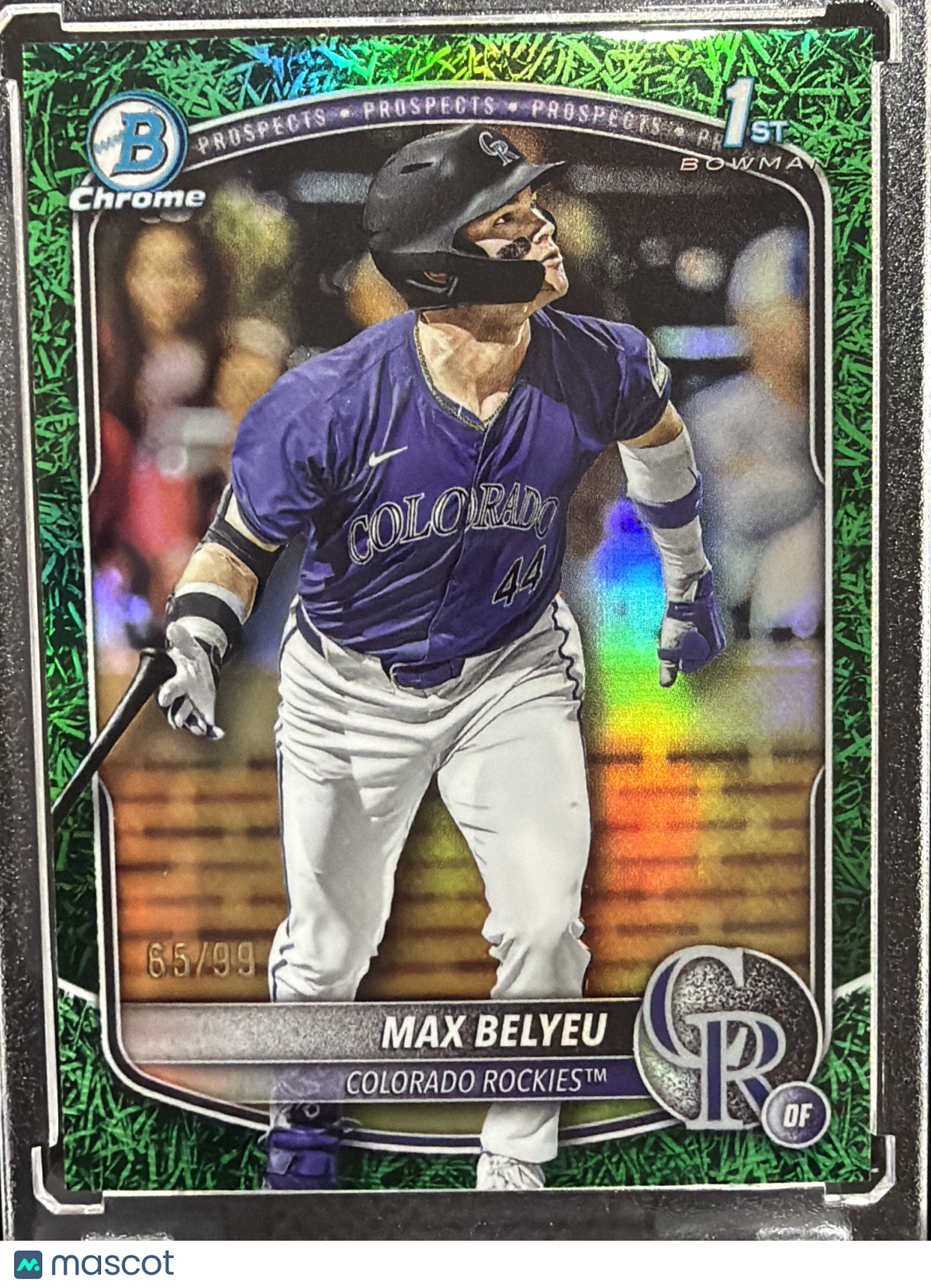 2025 Bowman Chrome Max Belyeu #BDC-5 Green Grass Refractor /99