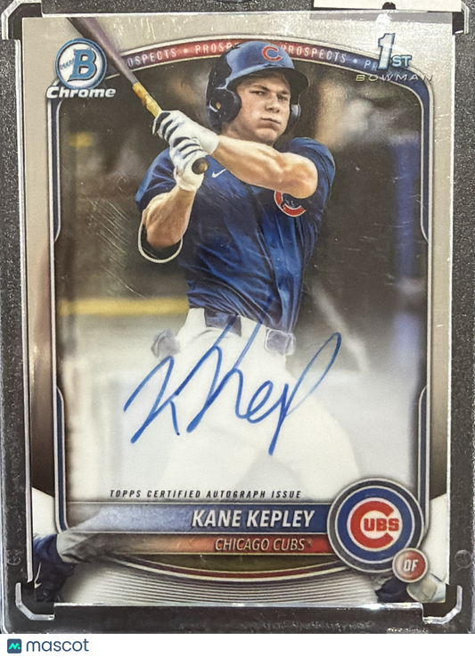 2025 Bowman Chrome Kane Kepley #CPA-KK 1st Bowman