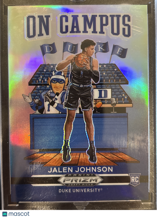 2021 Panini Prizm Draft Picks On Campus Jalen Johnson #7 RC